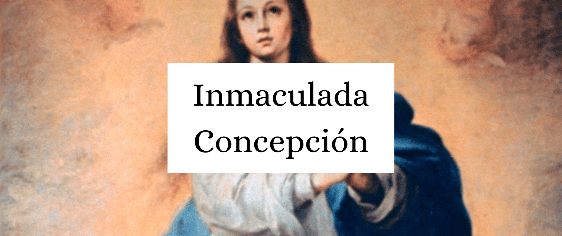 Fiesta de precepto de la Inmaculada Concepción